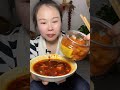 Eating Spicy Noodle And Eggs, Spicy Dumplings Soups Mukbang, Fried Pork Belly With Bamboo Shoots