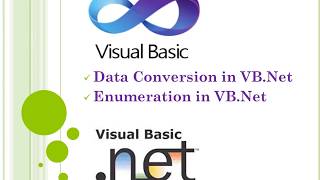 Data Conversion and Enumeration, VB.Net programming