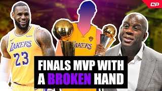 Finals MVP With A BROKEN HAND | Clutch #Shorts