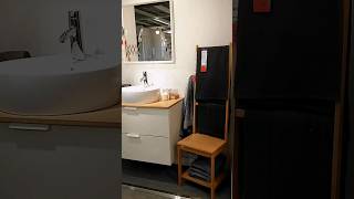 IKEA Finds: A bathroom with the Rägrund bamboo chair. Check out the full video, see the link above.