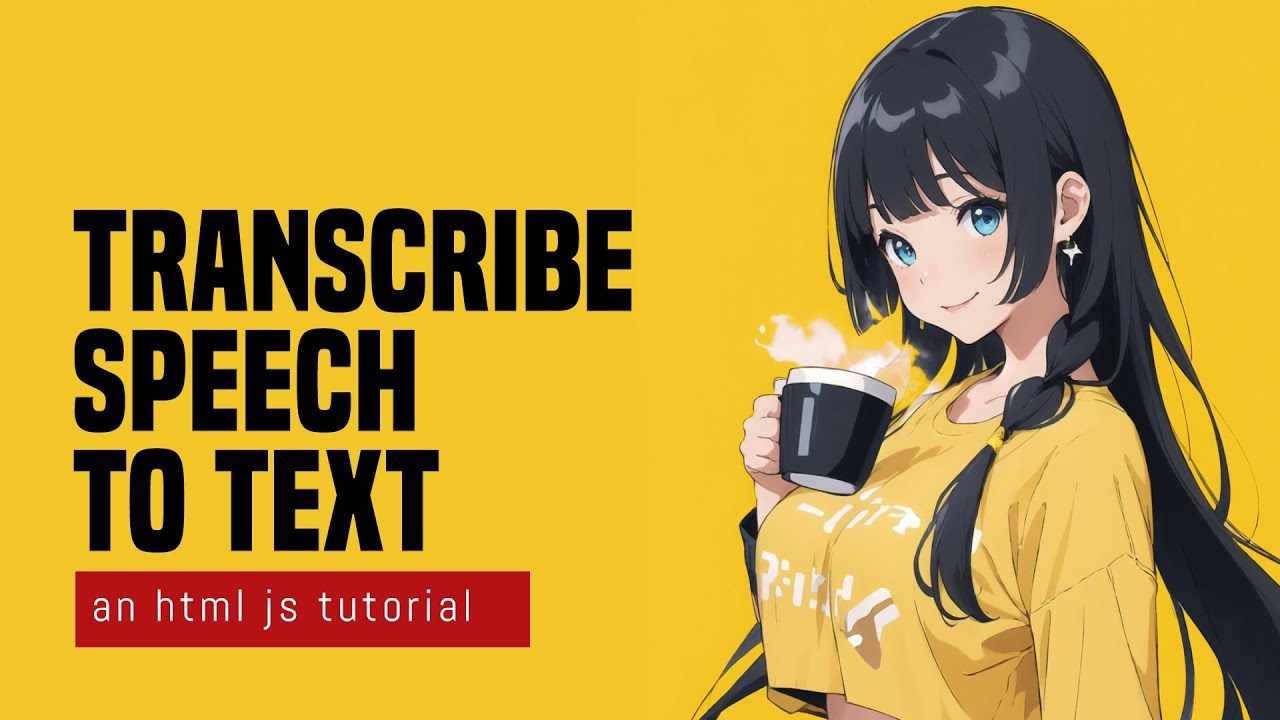 Javascript Speech To Text Transcribe Audio Youtube