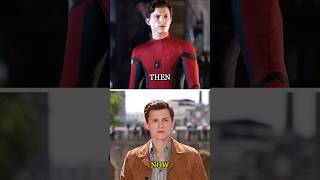 Spider Man No Way Home Then & Now #shorts
