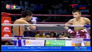 Crazy Elbows!! Muay Thai Fight - 16 06 2012