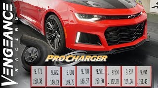 Vengeance Racing Procharged ZL1 run's 9's