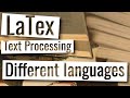 Latex Playlist - Use different languages and different scripting