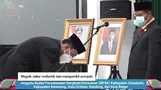 Wagub Jabar Lantik Anggota Badan Penyelesaian Sengketa Konsumen (BPSK)