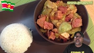 🇸🇷 Food \u0026 The Single Guy - S.03.04 - Antroewa Met Zoutvlees (Antroewa With Salted Beef)