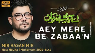AEY MERE BE ZABAAN | Mir Hasan Mir Nohay 2020 | New Nohay 2020 | Shahzad e Ali Asghar Noha 2020