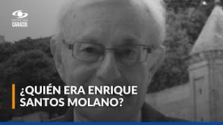 Murió el investigador y periodista Enrique Santos Molano a sus 82 años, en Bogotá