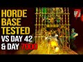 Day 42 vs Day 7000 Horde Base * STRESS TEST * 7 Days To Die