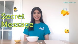 #GSCAtHome - Secret Message