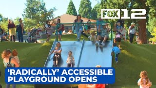 ‘Radically inclusive’ accessible playground opens in Vancouver