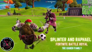 Splinter and Raphael *Ninja Turtles* battle royal ft a football match