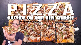 EPIC PIZZA ON OUR NEW GRIDDLE (+ ONE OF THE COOLEST THINGS WE'VE EVER DONE 🔥) | SAM THE COOKING GUY