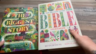 Quick look inside The Biggest Story and The Biggest Story Bible Storybook from Crossway 📖