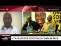 ATM leader Vuyo Zungula on Parliament speaker's decision Phala Phala report secret ballot