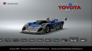 Gran Turismo 4 - Toyota Car List PS2 Gameplay HD