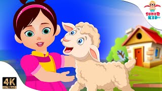 Mary Had A Little Lamb Nursery Rhyme With Lyrics - Rhymes & Songs for Children
