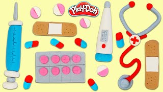 How to Make Play Doh Toy Doctor Tools & Supplies | Fun & Easy DIY Play Dough Art!
