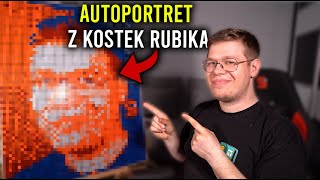 TWORZĘ SWÓJ PORTRET Z KOSTEK RUBIKA *zapis streama*