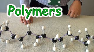 What are polymers in chemistry? How are polymers made from monomers? What is polymerisation?