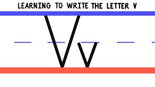 Write the Letter V - ABC Writing for Kids - Alphabet Handwriting by 123 ABC tv