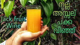 ചക്ക കൊണ്ട്  നല്ല അസ്സൽ വൈൻ😋  chakka wine/ ചക്ക വൈൻ Delicious Jackfruit wine 🥂!തേൻ വരിക്ക ബെസ്റ്റാ