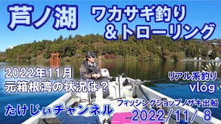 20221108芦ノ湖フィッシング　vlog　わかさぎ＆トラウトⅡ