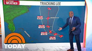 Hurricane Lee strengthens to Category 3 as it nears the US coast