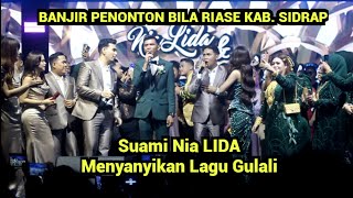 A. AGUNG feat ARTIS LIDA MENYANYIKAN LAGU GULALI || BANJIR PENONTON BILA RIASE KAB. SIDRAP