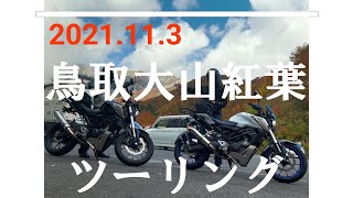 大山ツーリング（紅葉）CB125R