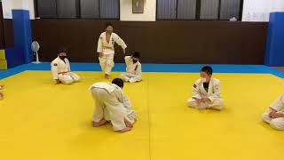 後袈裟固の練習をしました。＠judo＠柔道＠寝技