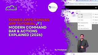 Power Apps Canvas App Tutorial 🚀 | Modern Command Bar & Actions Explained (2026)
