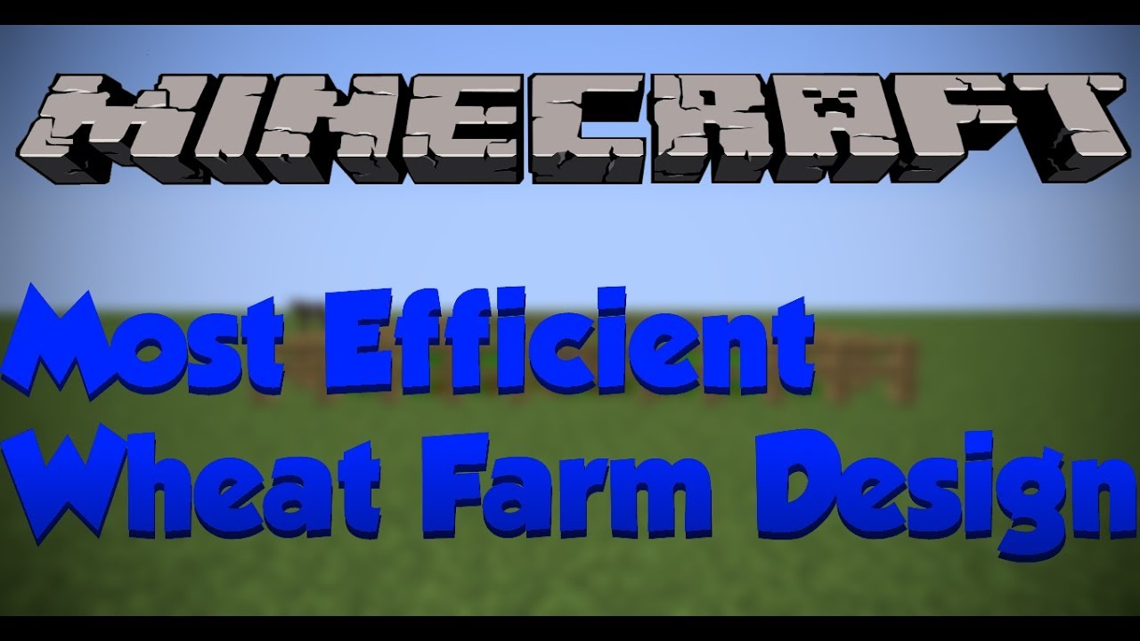 Most Efficient Wheat Farm!! | Minecraft - YouTube