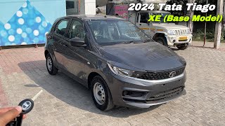 Tata Tiago XE ( Base Model )Price \u0026 Features 2024 🔥 Tata Tiago Base Model 2024 !!