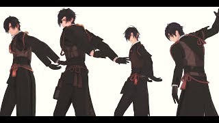 【MMD刀剣乱舞】ヒビカセ【燭台切光忠(Msk式・Ku式・Kei式・sam式)】