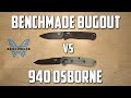 Benchmade Bugout vs 940 Osborne - Best EDC Knife Comparison