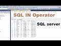 SQL server: How to get multiple values using IN Operator