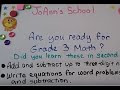 Are you ready for 3rd grade Math?