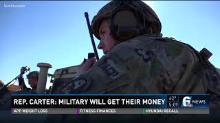 Rep. Carter: Military will get their money