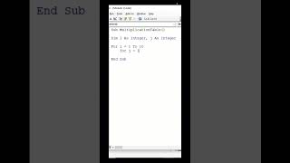 VBA Basic - Multiplication Table #exceltips #exceltricks