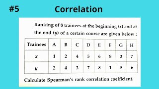 Correlation - How to solve Correlation problems - Solved Example #5