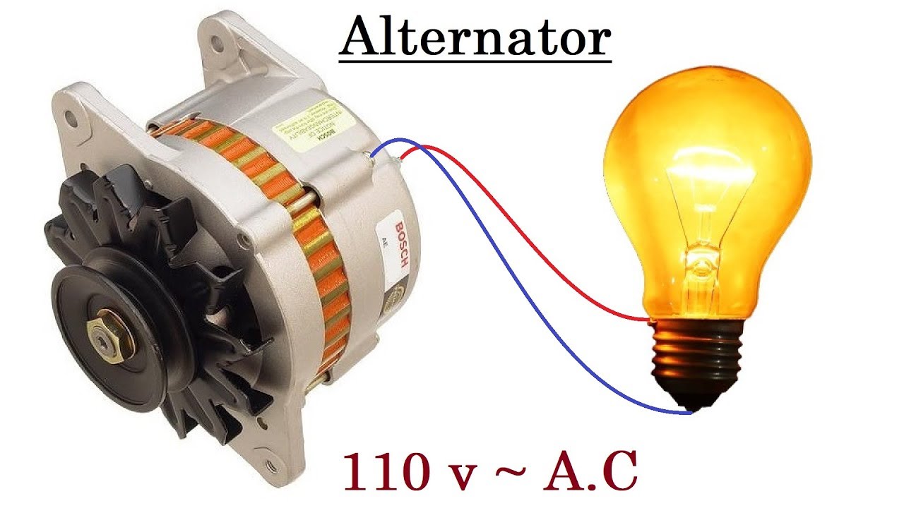 110v AC From A 12v Car Alternator New Idea ! - YouTube