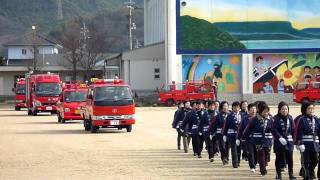 小豆島町消防出初め式・2011