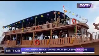 Kapal Wisata Tepian Senghie Sarana Susur Sungai Kapuas