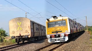 Dangerous Wap4 lead Balurghat Express+Howrah Katwa Local Skip Hugh Curve.