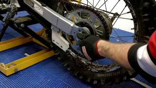 2003-2016 crf230f cdi install and chain adjustment and chain lube made easy