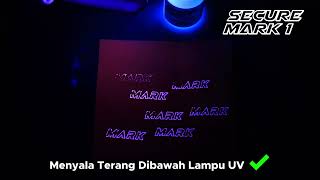 Securemark1 - Tinta Stempel UV Kertas, Dokumen, Tiket