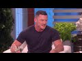 luke evans reveals mick jagger s texting style