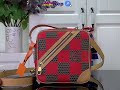 Louis Vuitton Chess Messenger N40561 Red